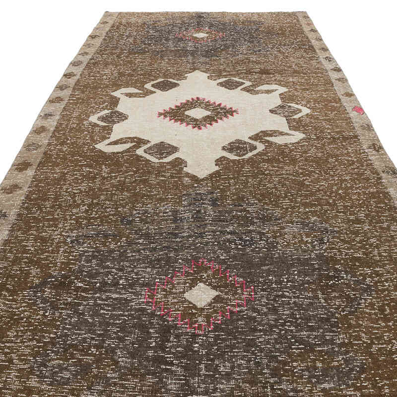 Vintage Turkish Hand-Knotted Rug - 4' 9" x 10' 9" (57" x 129") - K0068858