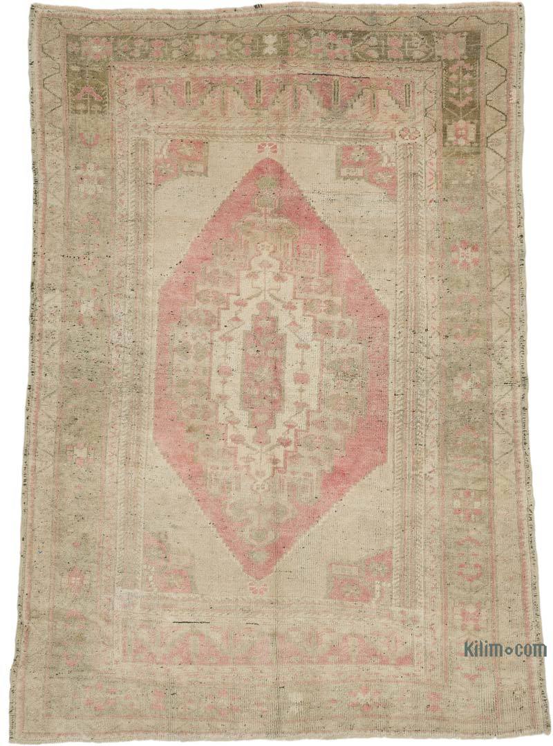 El Dokuma Vintage Halı - 162 cm x 217 cm - K0068859