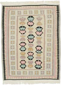 Vintage Turkish Kilim Rug - 5' 2" x 6' 7" (62" x 79")