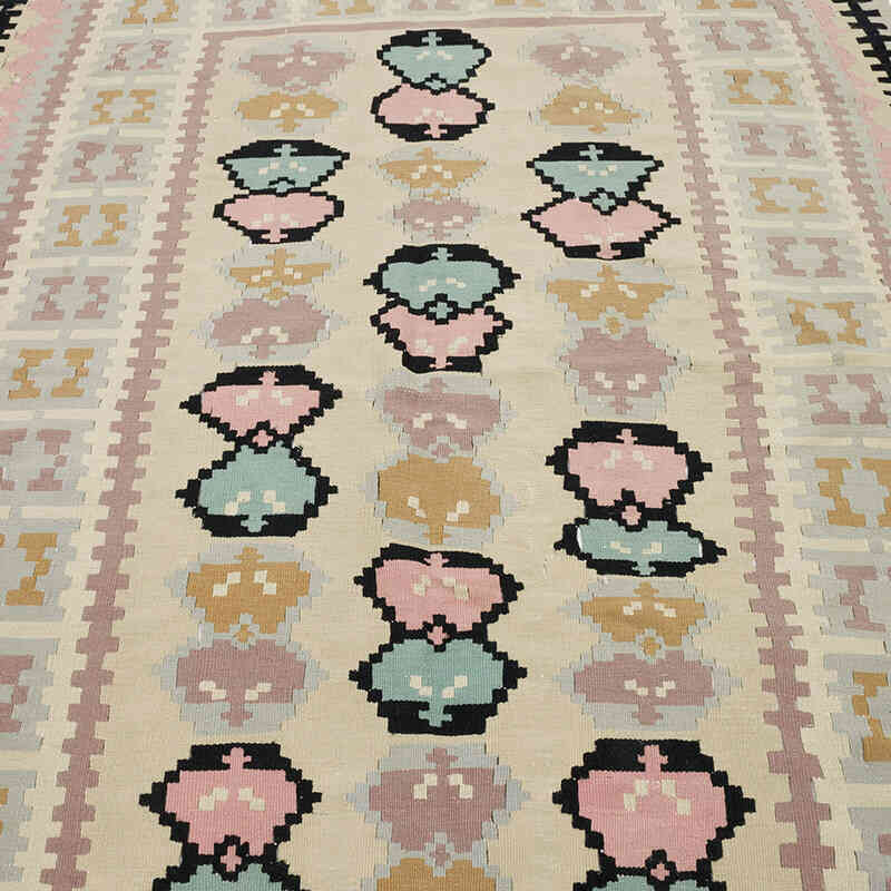 Alfombra Vintage Kilim Turca - 158 cm x 201 cm - K0068863