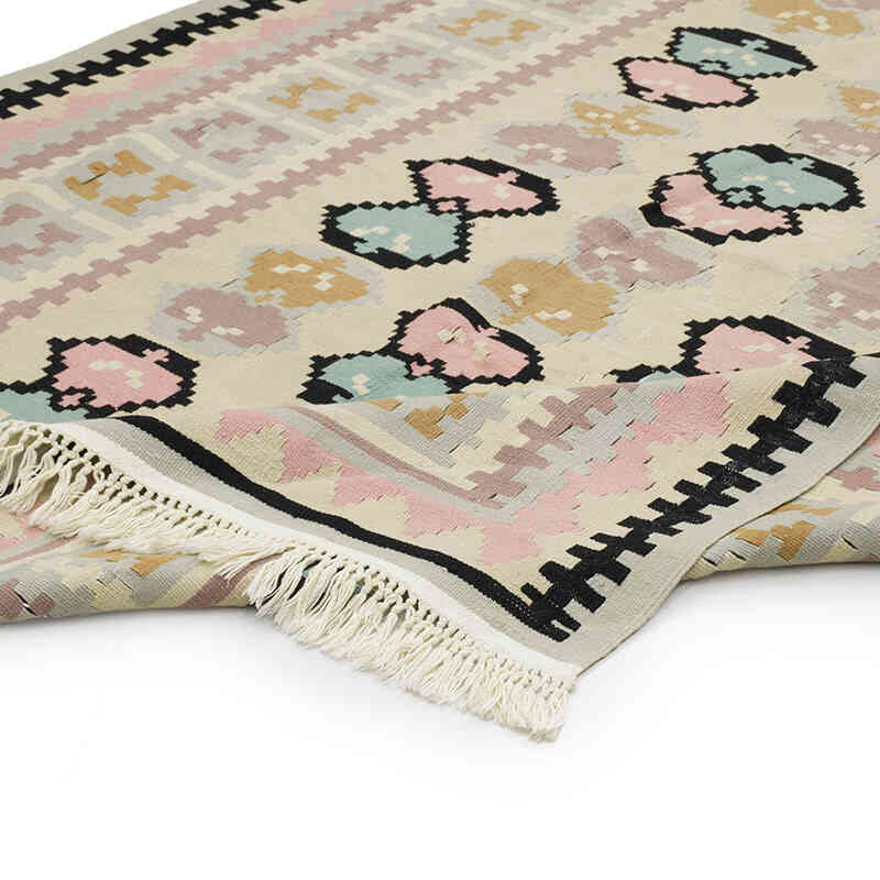 Alfombra Vintage Kilim Turca - 158 cm x 201 cm - K0068863