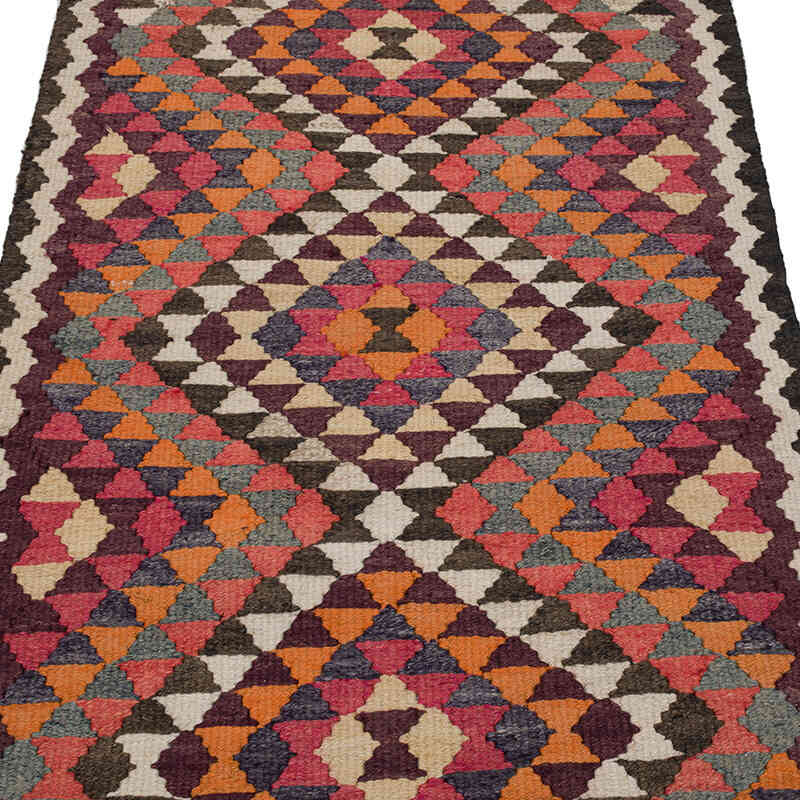 Vintage Anadolu Kilim Yolluk - 88 cm x 299 cm - K0068869
