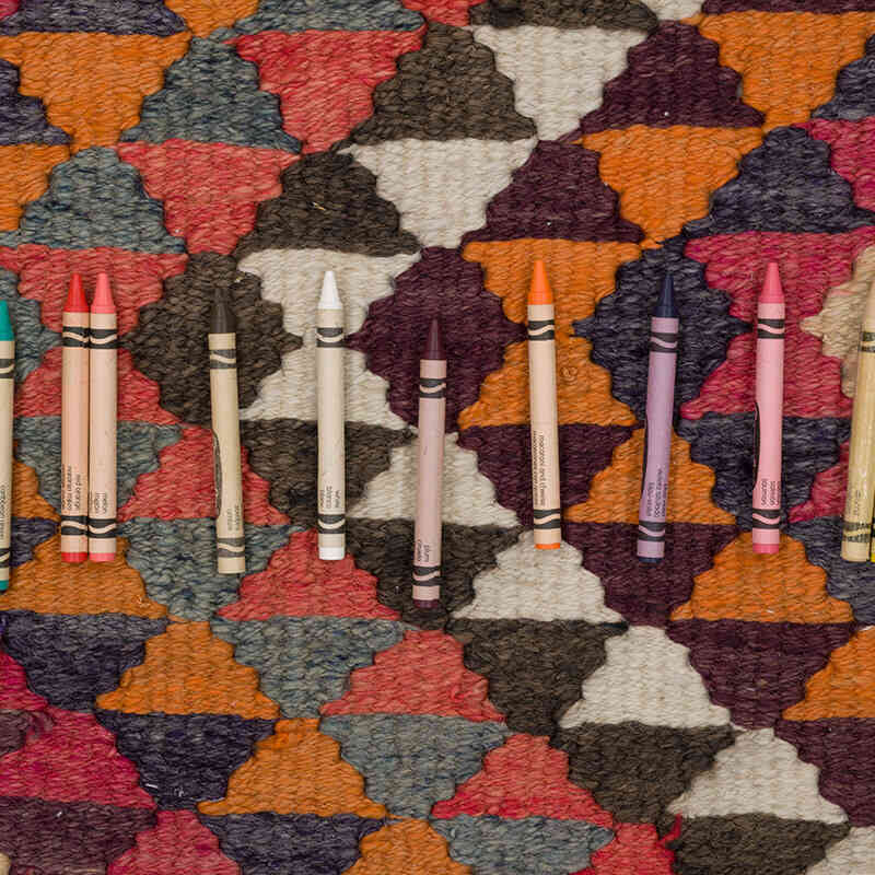 Vintage Anadolu Kilim Yolluk - 88 cm x 299 cm - K0068869