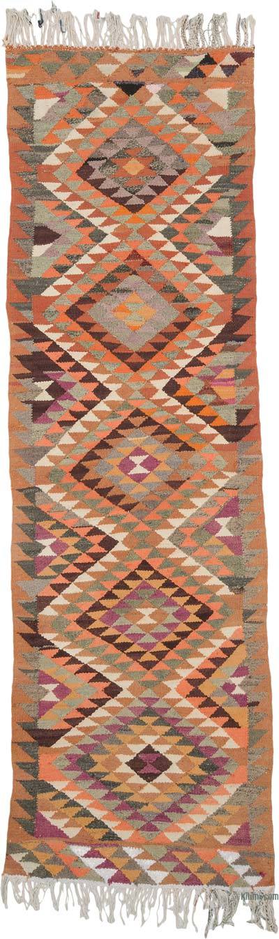 Vintage Anadolu Kilim Yolluk - 94 cm x 293 cm