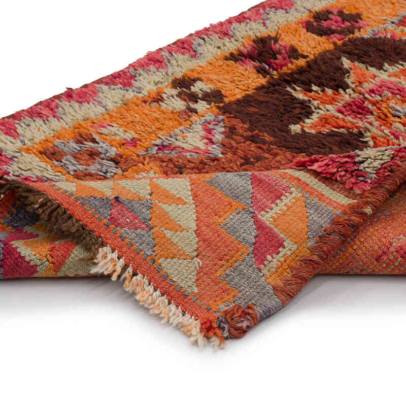 Vintage Tribal Runner Rug - 2' 9" x 10'  (33" x 120") - K0068893