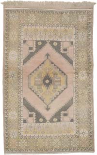 El Dokuma Vintage Halı - 111 cm x 180 cm