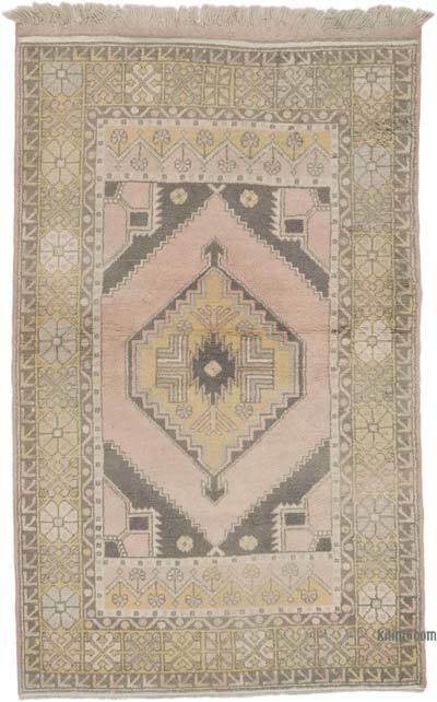 El Dokuma Vintage Halı - 111 cm x 180 cm