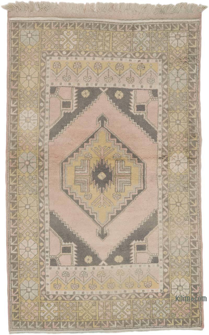 Vintage Turkish Hand-Knotted Rug - 3' 8" x 5' 11" (44" x 71") - K0068900