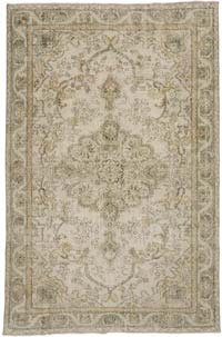 Alfombra Vintage Turca Anudada a Mano - 175 cm x 267 cm