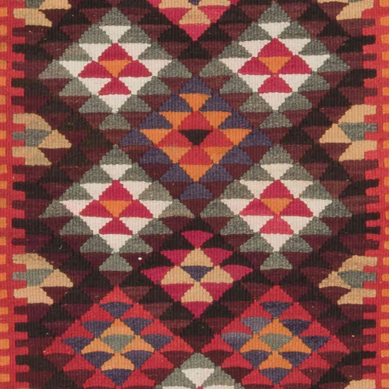 Vintage Tribal Kilim Runner - 2' 8" x 12' 4" (32" x 148") - K0068911