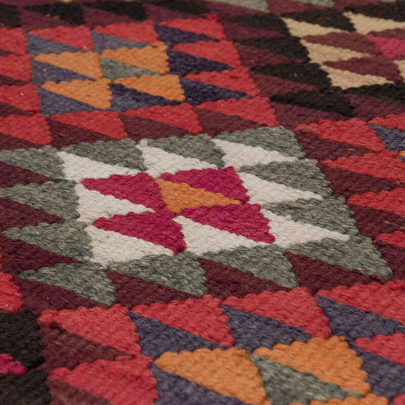 Vintage Tribal Kilim Runner - 2' 8" x 12' 4" (32" x 148") - K0068911
