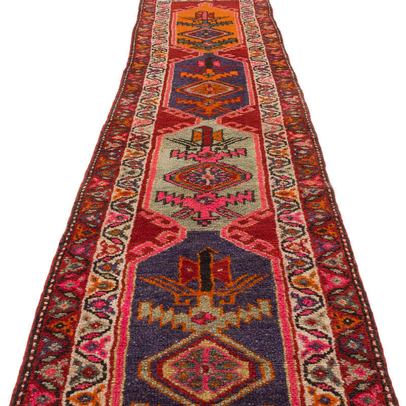 Alfombra Vintage de pasillo - 82 cm x 382 cm - K0068912