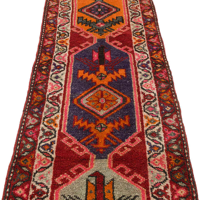 Alfombra Vintage de pasillo - 82 cm x 382 cm - K0068912