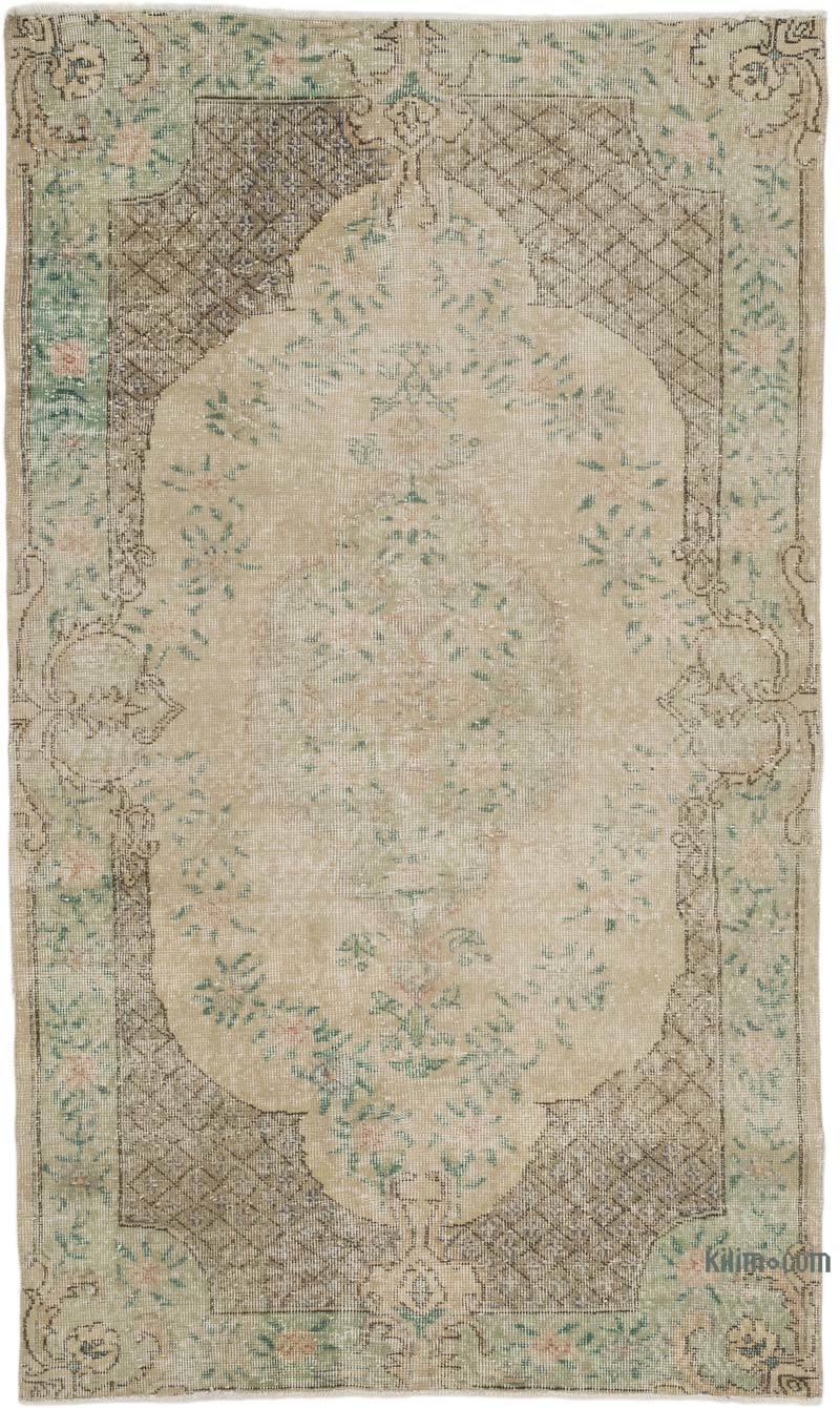 Alfombra Vintage Turca Anudada a Mano - 118 cm x 200 cm - K0068913