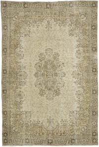Vintage Turkish Hand-Knotted Rug - 6' 8" x 9' 11" (80" x 119")