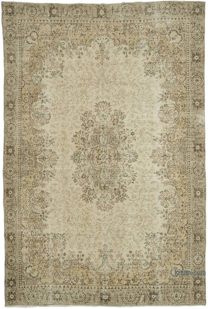 Vintage Turkish Hand-Knotted Rug - 6' 8" x 9' 11" (80" x 119") - K0068914