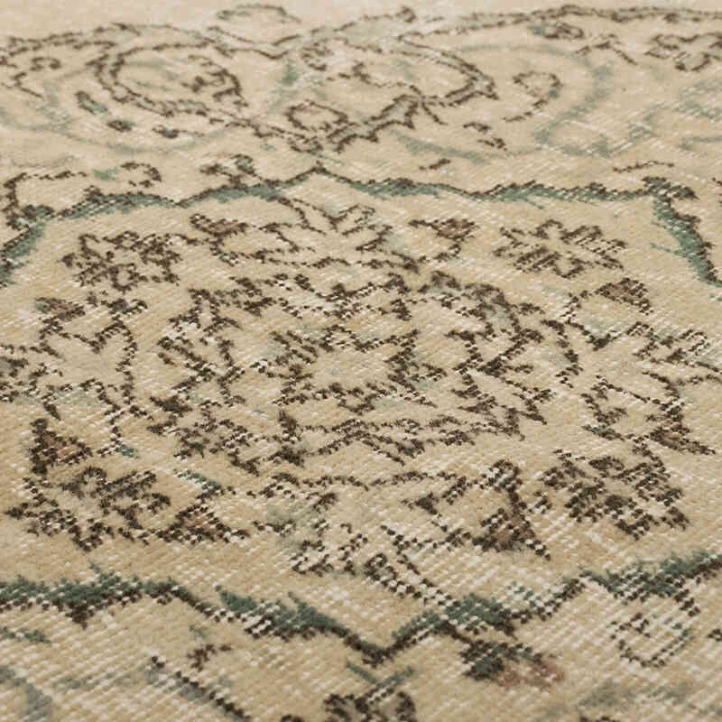 Alfombra Vintage Turca Anudada a Mano - 200 cm x 285 cm - K0068915