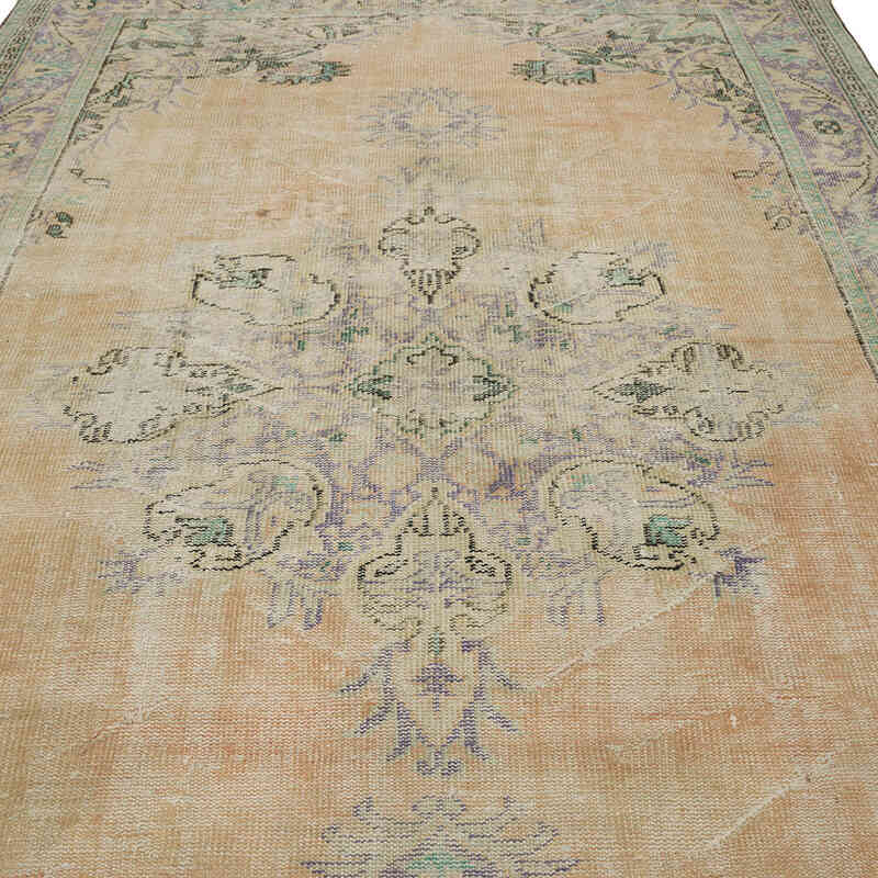 Vintage Turkish Hand-Knotted Rug - 6' 7" x 9' 10" (79" x 118") - K0068920