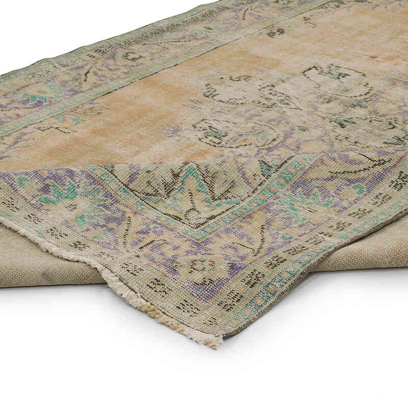Vintage Turkish Hand-Knotted Rug - 6' 7" x 9' 10" (79" x 118") - K0068920