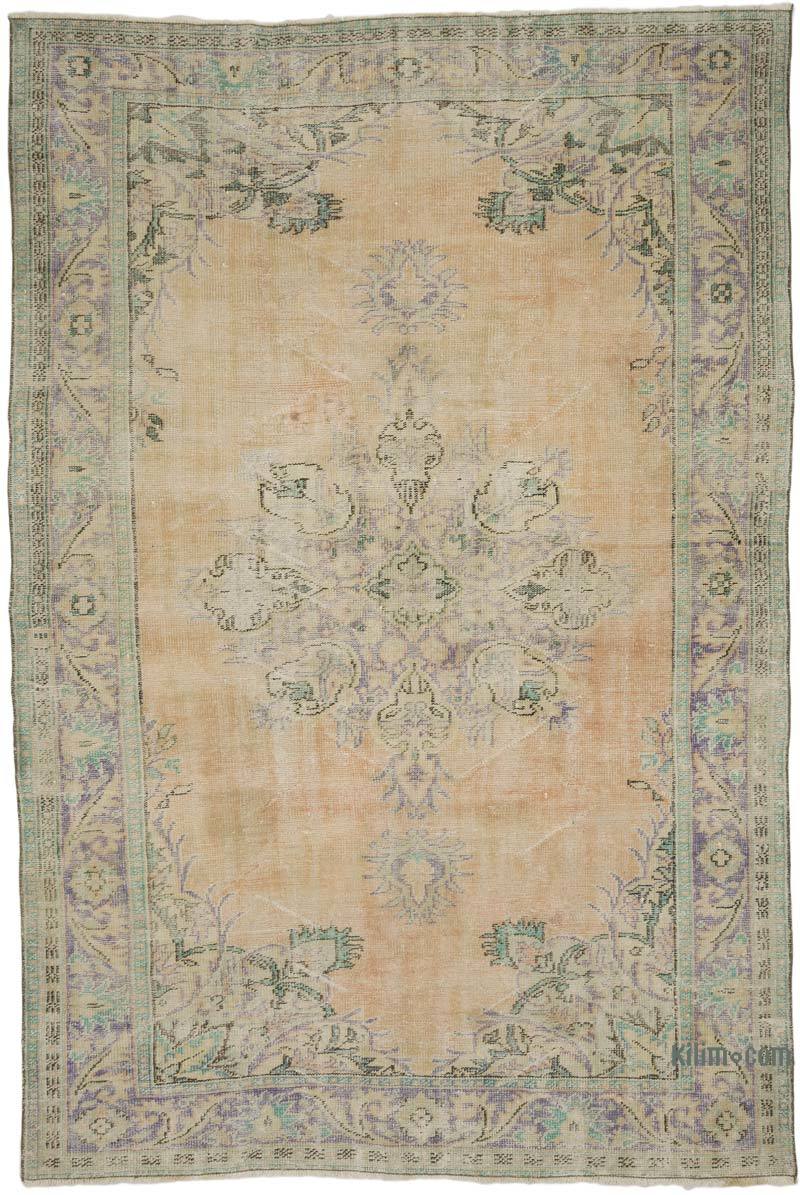 Vintage Turkish Hand-Knotted Rug - 6' 7" x 9' 10" (79" x 118") - K0068920