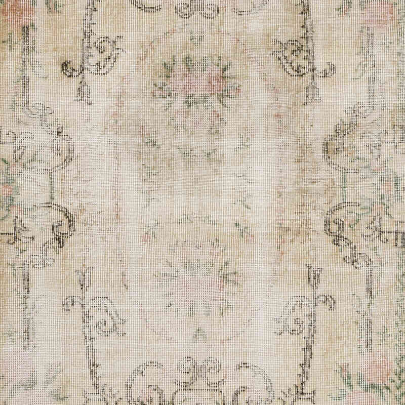 Alfombra Vintage Turca Anudada a Mano - 114 cm x 205 cm - K0068921