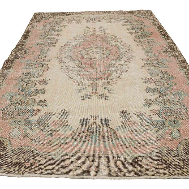 Alfombra Vintage Turca Anudada a Mano - 160 cm x 285 cm - K0068922