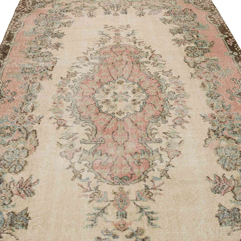 Alfombra Vintage Turca Anudada a Mano - 160 cm x 285 cm - K0068922