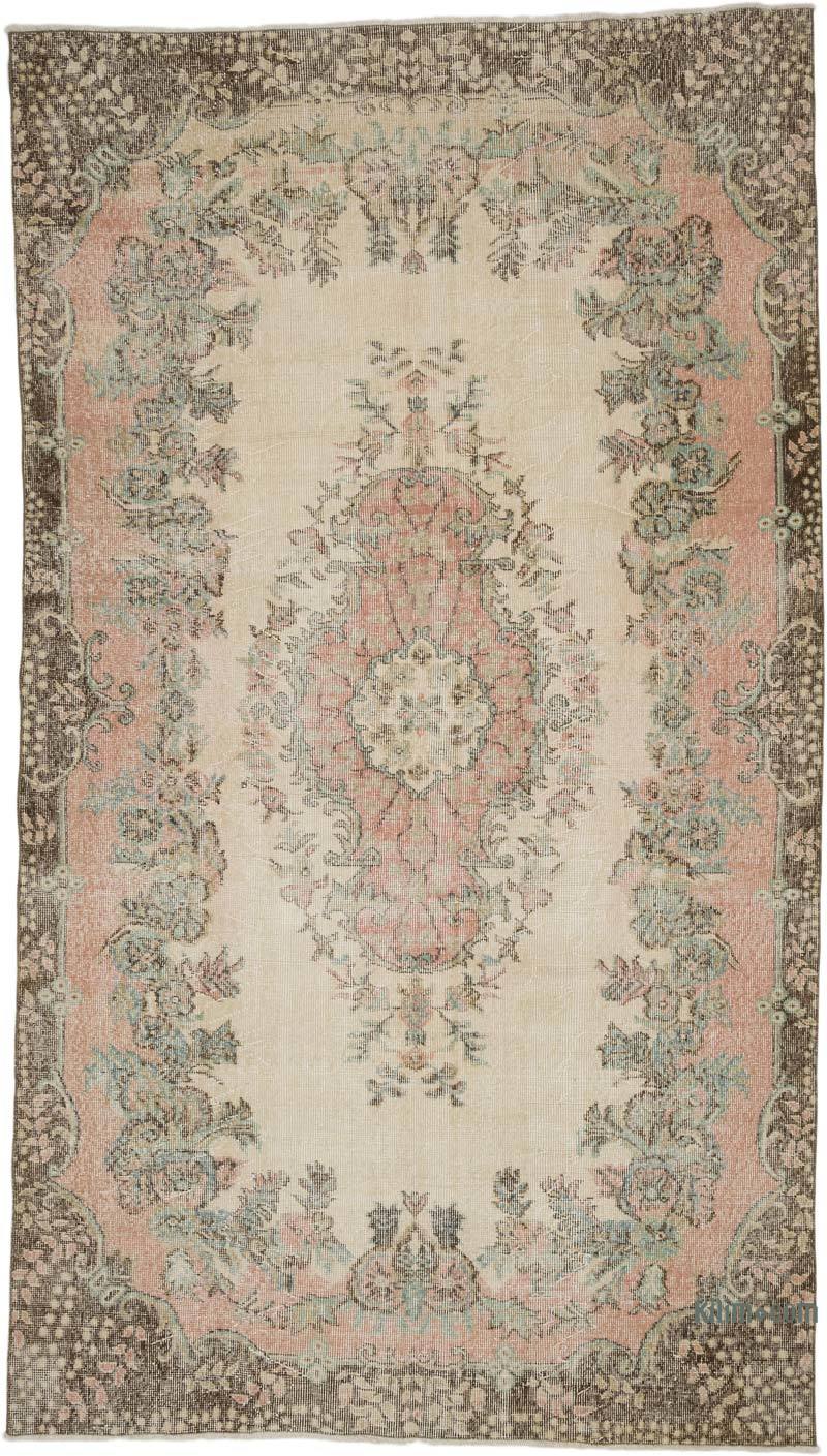 Alfombra Vintage Turca Anudada a Mano - 160 cm x 285 cm - K0068922