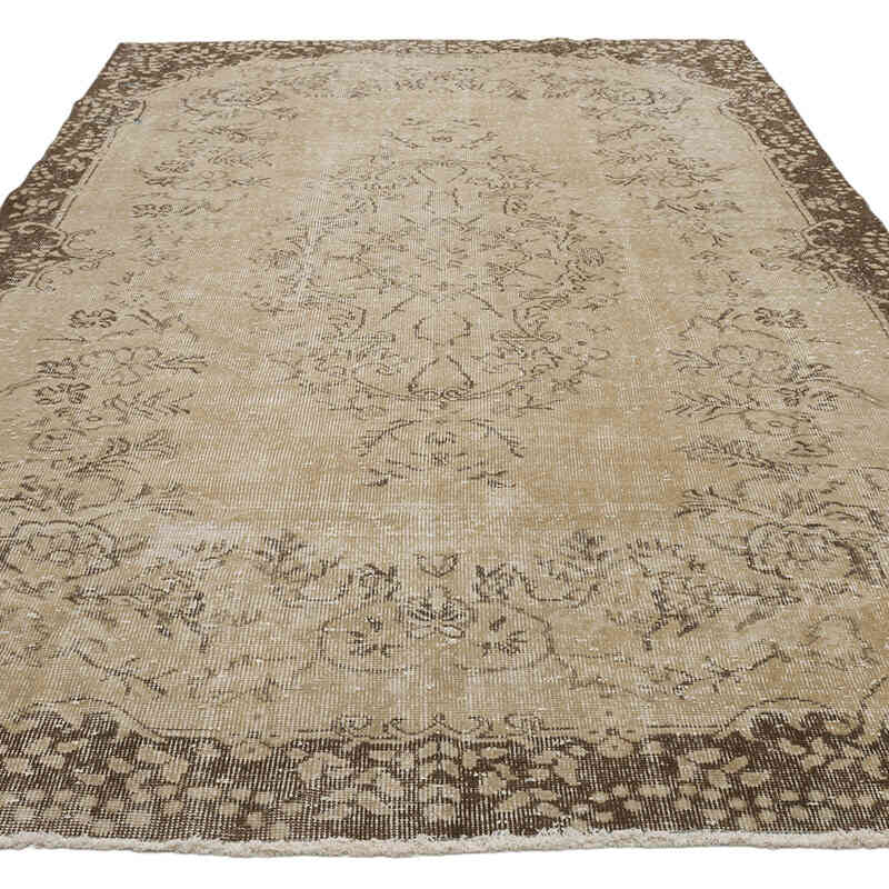 Alfombra Vintage Turca Anudada a Mano - 185 cm x 292 cm - K0068924