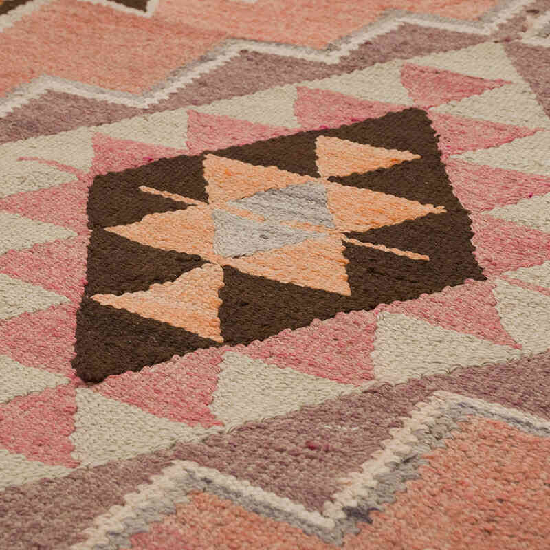 Vintage Tribal Kilim Runner - 3' 3" x 11' 3" (39" x 135") - K0068926