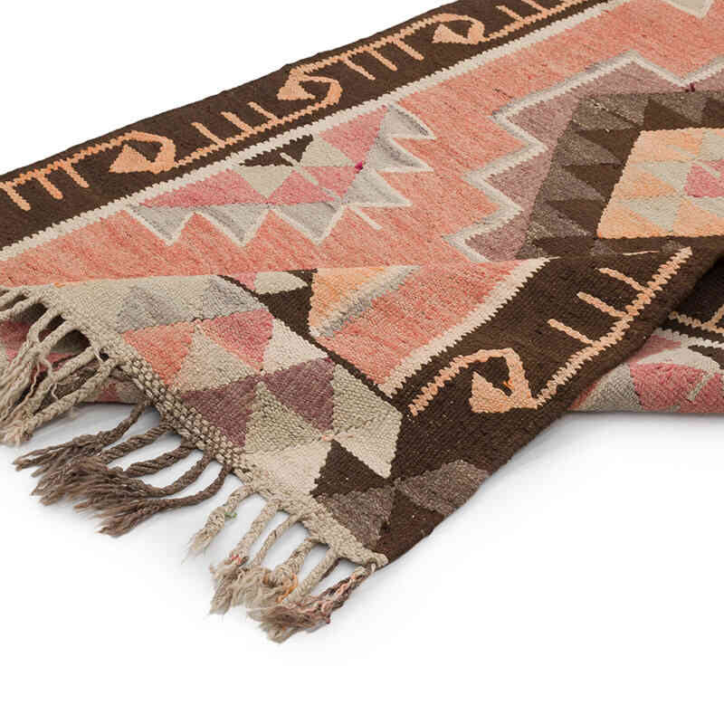 Vintage Tribal Kilim Runner - 3' 3" x 11' 3" (39" x 135") - K0068926