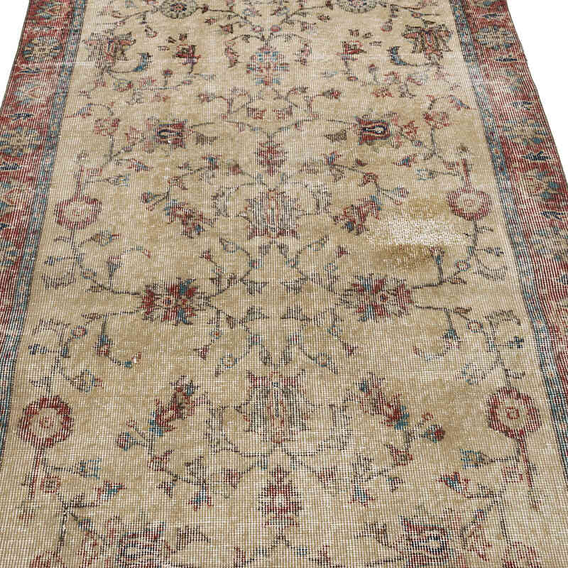 El Dokuma Vintage Halı - 109 cm x 196 cm - K0068927