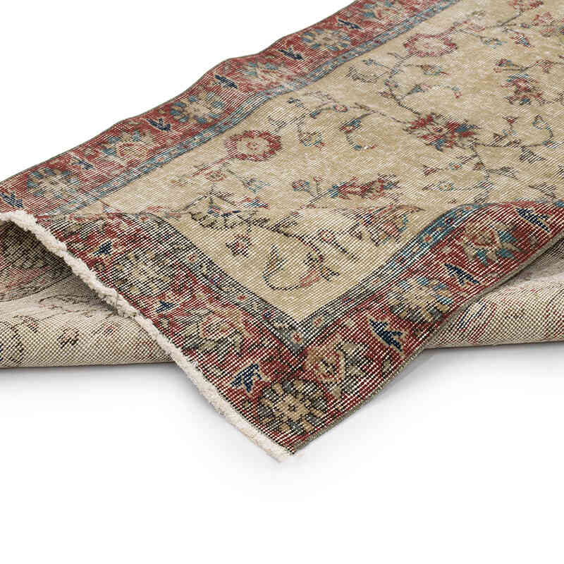 El Dokuma Vintage Halı - 109 cm x 196 cm - K0068927