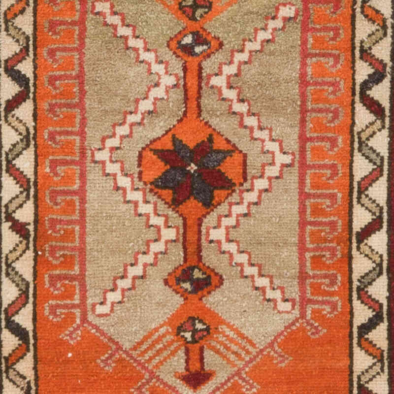 Vintage Tribal Runner Rug - 3' 1" x 14'  (37" x 168") - K0068928