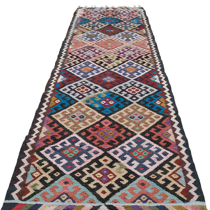 Vintage Anadolu Kilim Yolluk - 88 cm x 326 cm - K0068929