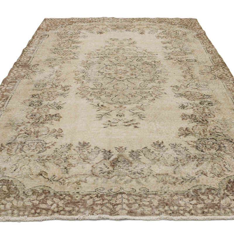 Alfombra Vintage Turca Anudada a Mano - 163 cm x 273 cm - K0068930