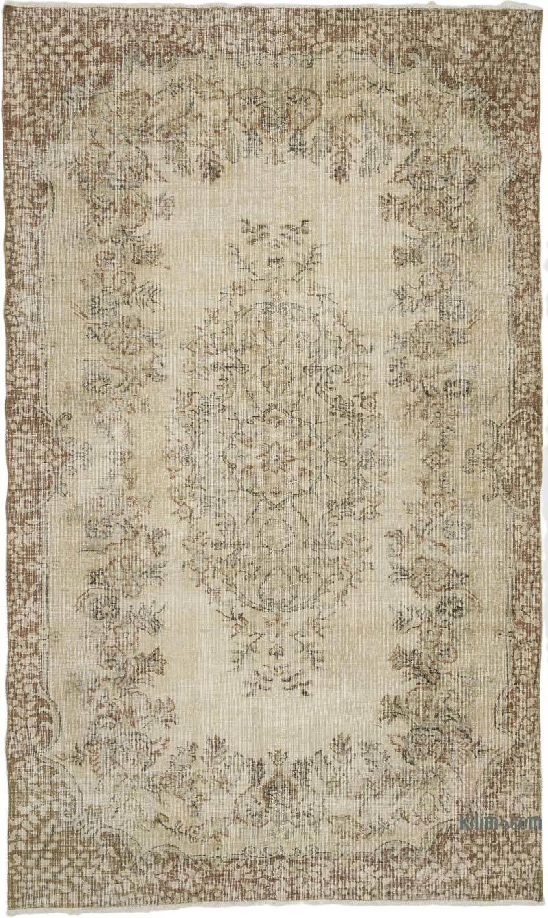 Alfombra Vintage Turca Anudada a Mano - 163 cm x 273 cm - K0068930