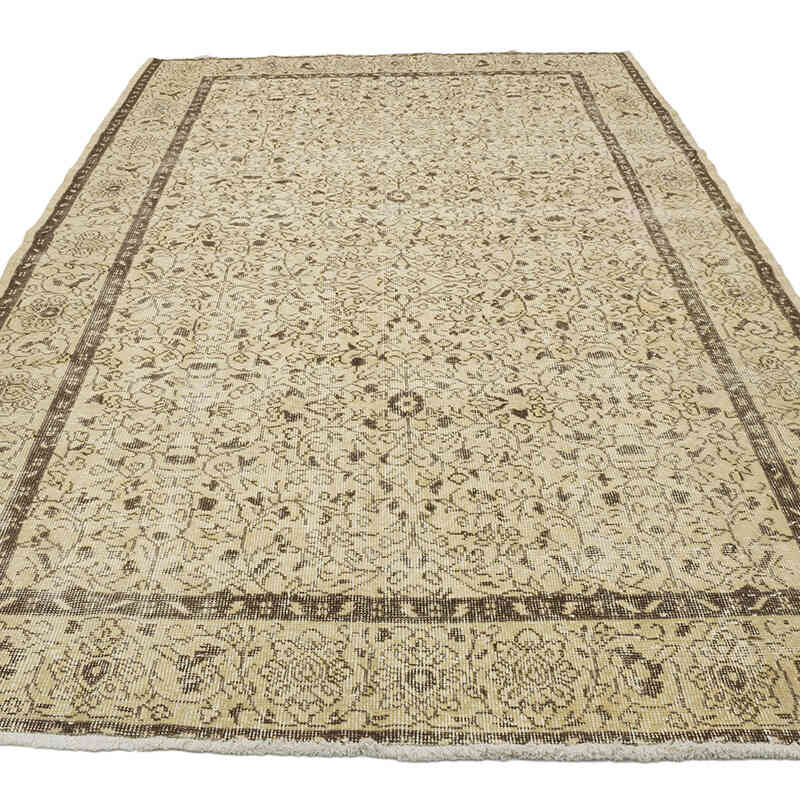 Vintage Turkish Hand-Knotted Rug - 5' 7" x 9' 4" (67" x 112") - K0068934