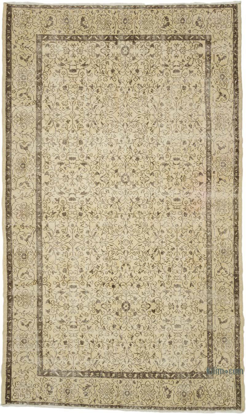 Vintage Turkish Hand-Knotted Rug - 5' 7" x 9' 4" (67" x 112") - K0068934