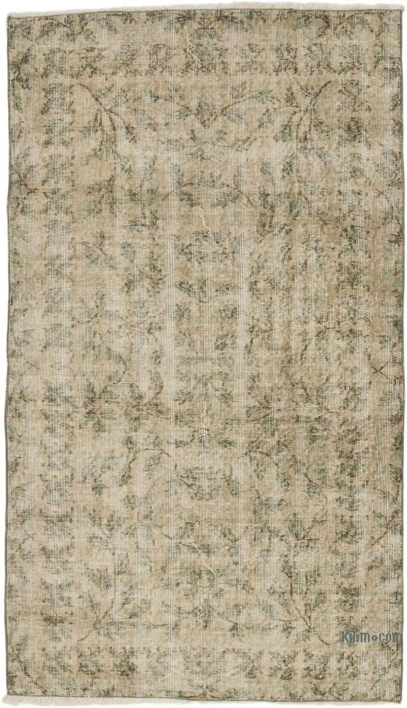 Alfombra Vintage Turca Anudada a Mano - 114 cm x 196 cm - K0068939