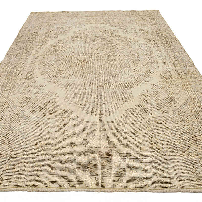 Vintage Turkish Hand-Knotted Rug - 5' 3" x 9' 4" (63" x 112") - K0068941