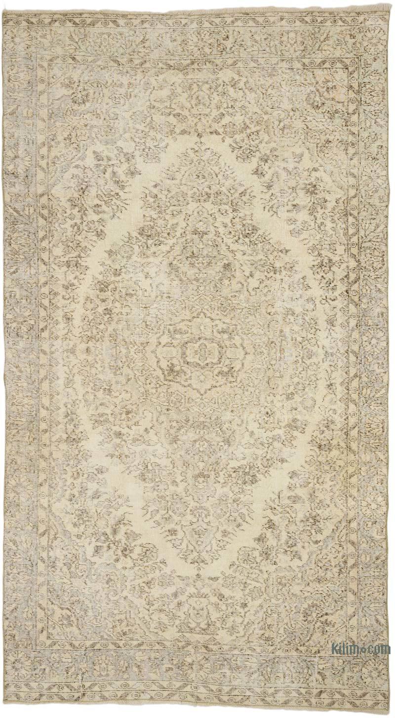 Vintage Turkish Hand-Knotted Rug - 5' 3" x 9' 4" (63" x 112") - K0068941