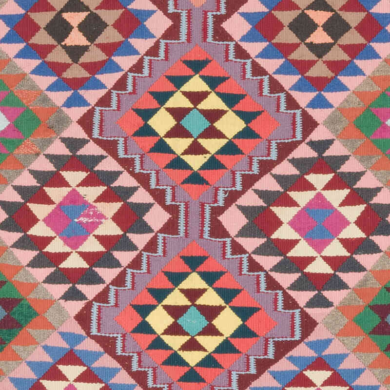 Vintage Anadolu Kilim Yolluk - 100 cm x 316 cm - K0068949