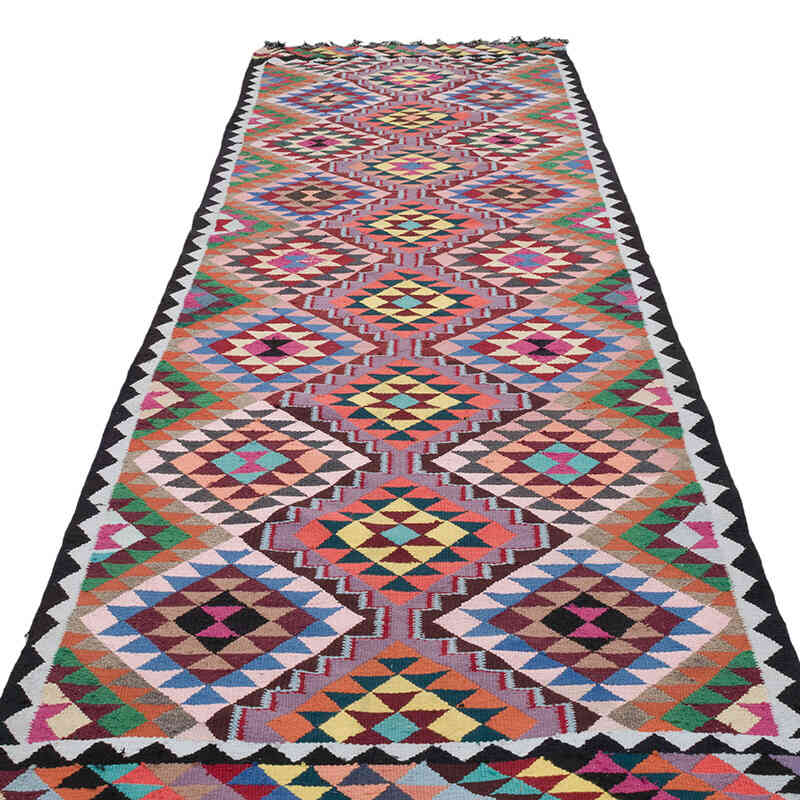 Vintage Anadolu Kilim Yolluk - 100 cm x 316 cm - K0068949