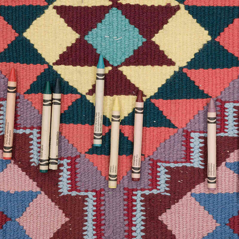 Vintage Anadolu Kilim Yolluk - 100 cm x 316 cm - K0068949