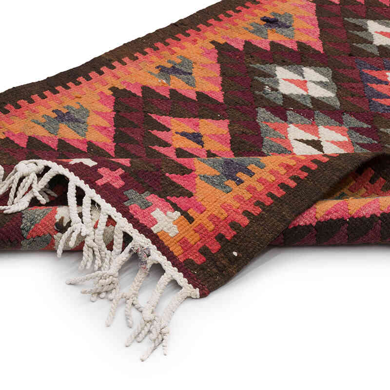 Vintage Tribal Kilim Runner - 2' 10" x 10' 1" (34" x 121") - K0068962