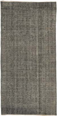 Boyalı El Dokuma Vintage Halı - 92 cm x 184 cm