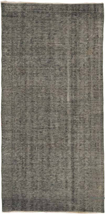 Over-dyed Vintage Hand-Knotted Turkish Rug - 3'  x 6'  (36" x 72")