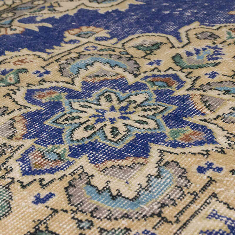 Alfombra Vintage Turca Anudada a Mano - 115 cm x 208 cm - K0068971
