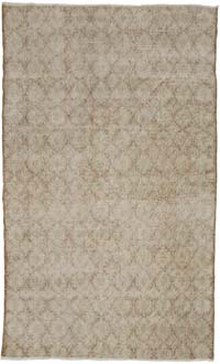 Vintage Turkish Hand-Knotted Rug - 5' 3" x 8' 7" (63" x 103")